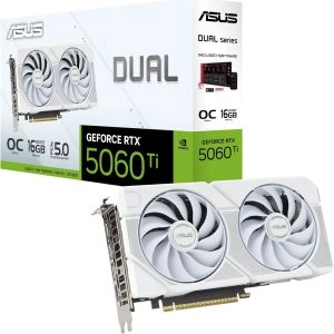 ASUS DUAL GEFORCE RTX 5060 TI 16GB WHITE