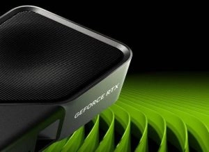 NVIDIA GeForce Super 50 series graphics card render showcasing updated mid-range GPU design for 2025.