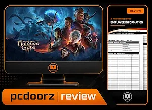 REVIEW BALDUR'S GATE III  PCDOORZ COVER