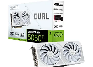 asus dual rtx5060ti 16gb white